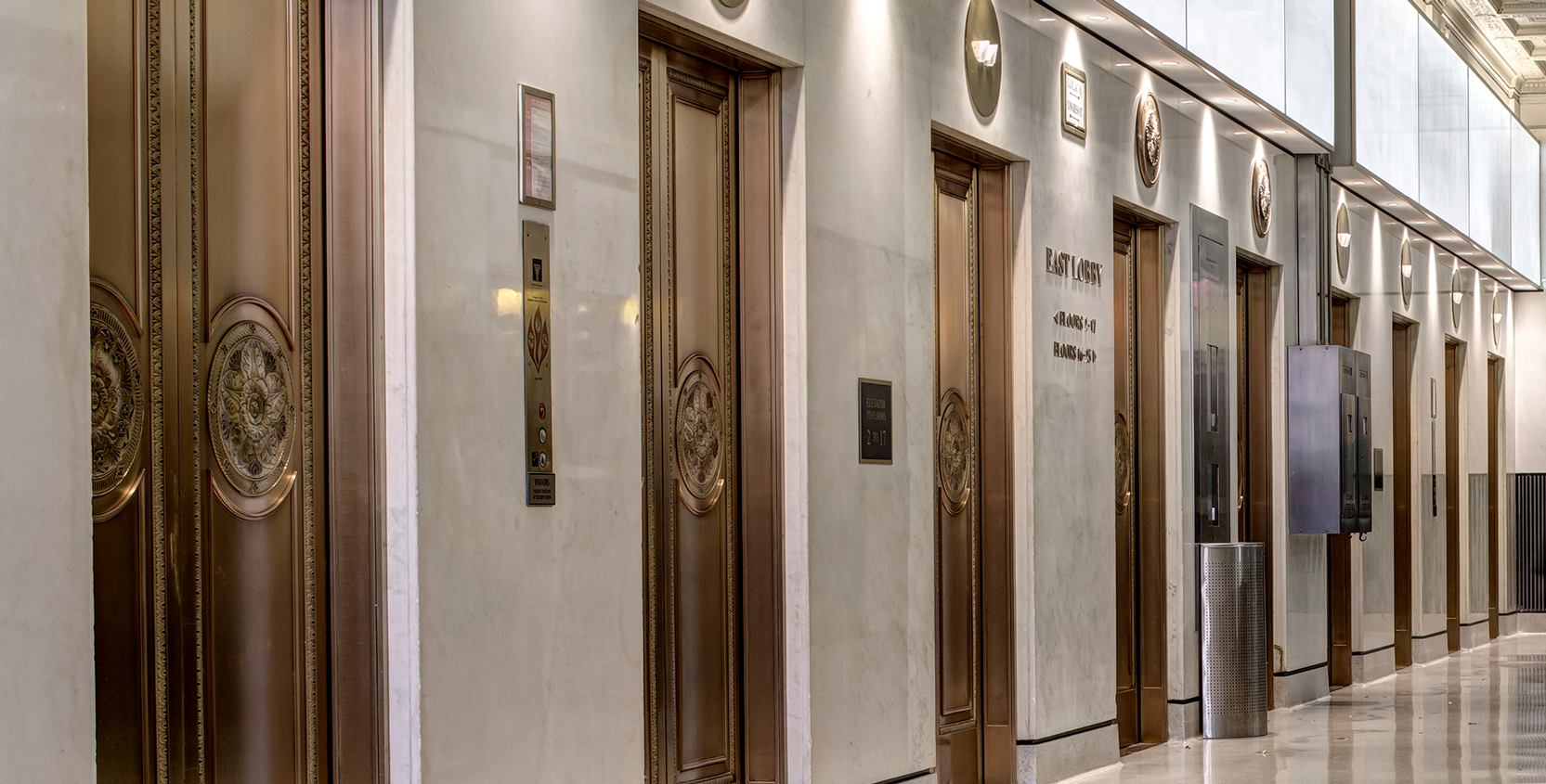 First-National-Building-Lobby-Renovation-Elevator 3