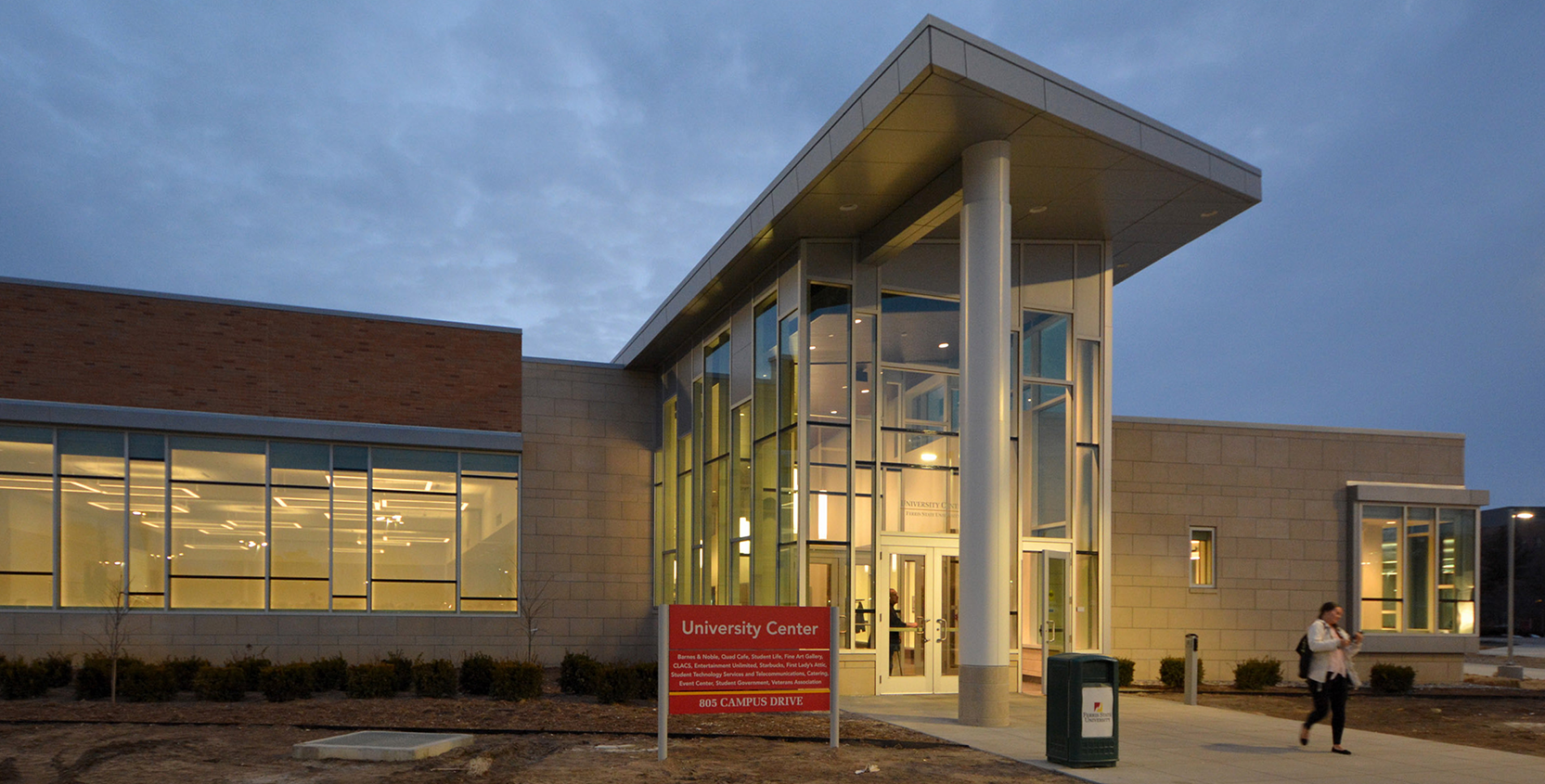 Ferris-State-University-University-Center-Exterior-Dusk-2-1665x845