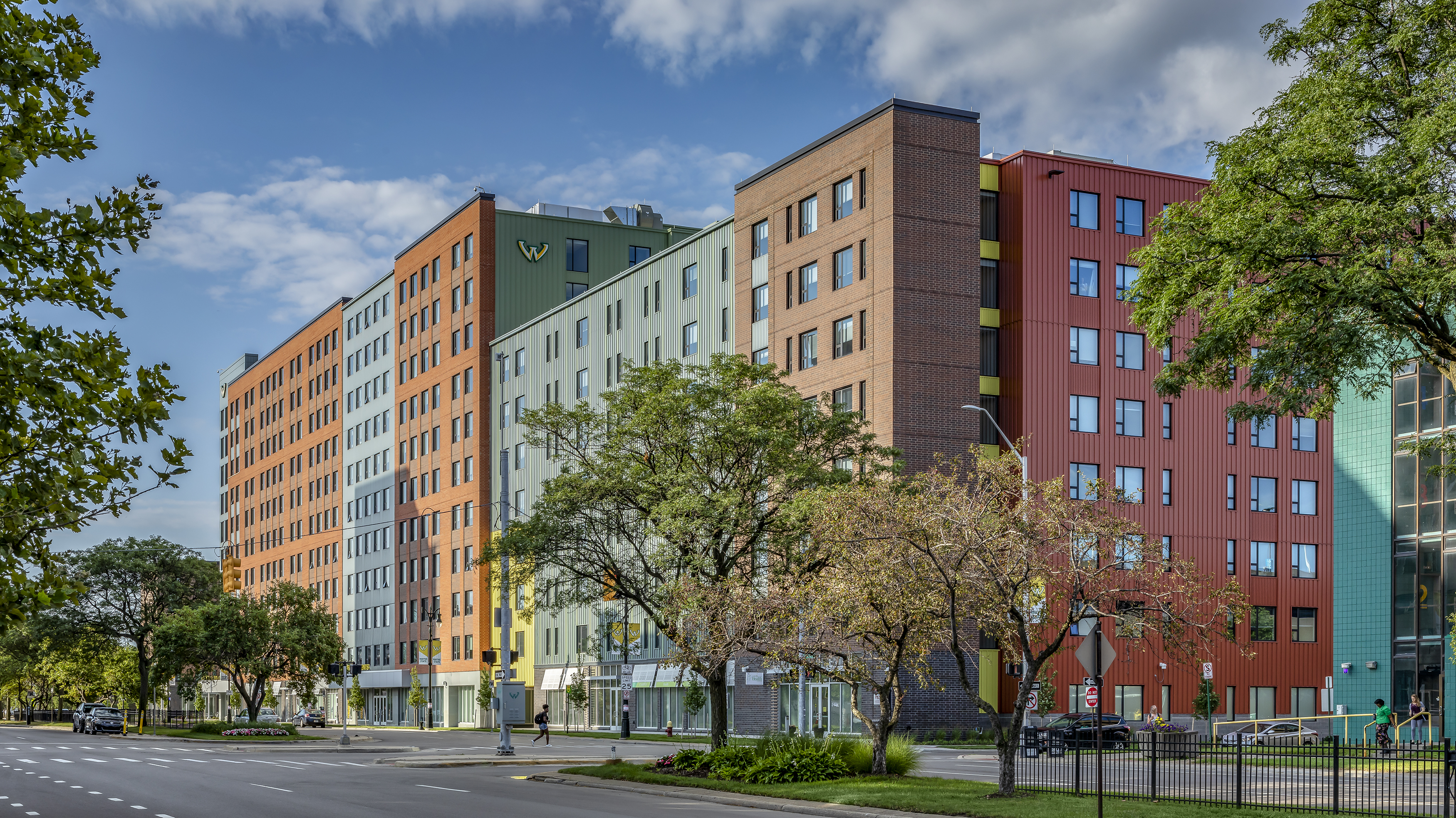 WSU Anthony Wayne Drive Apartment Complex Exterior 2