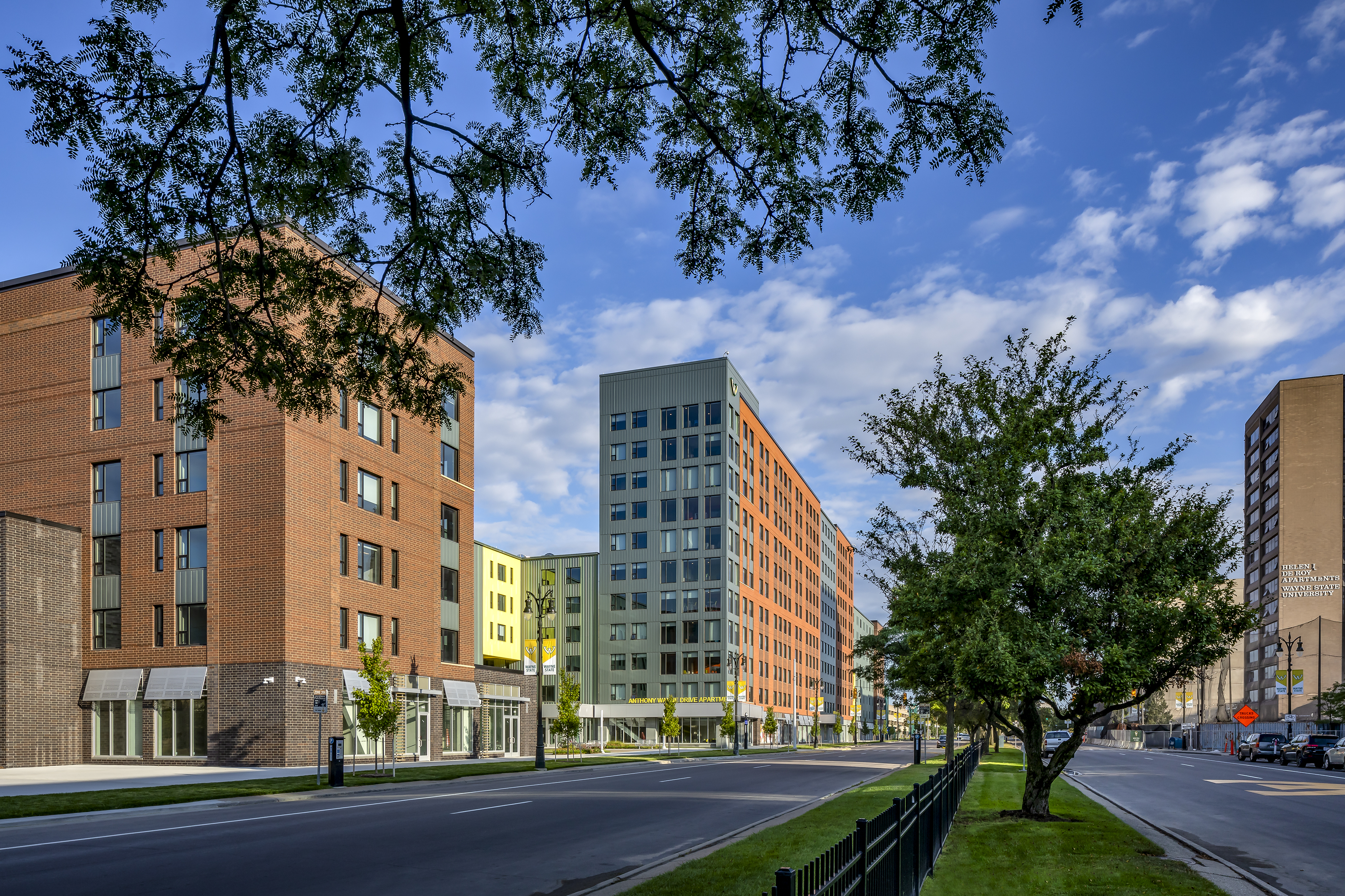 WSU Anthony Wayne Drive Apartment Complex Exterior