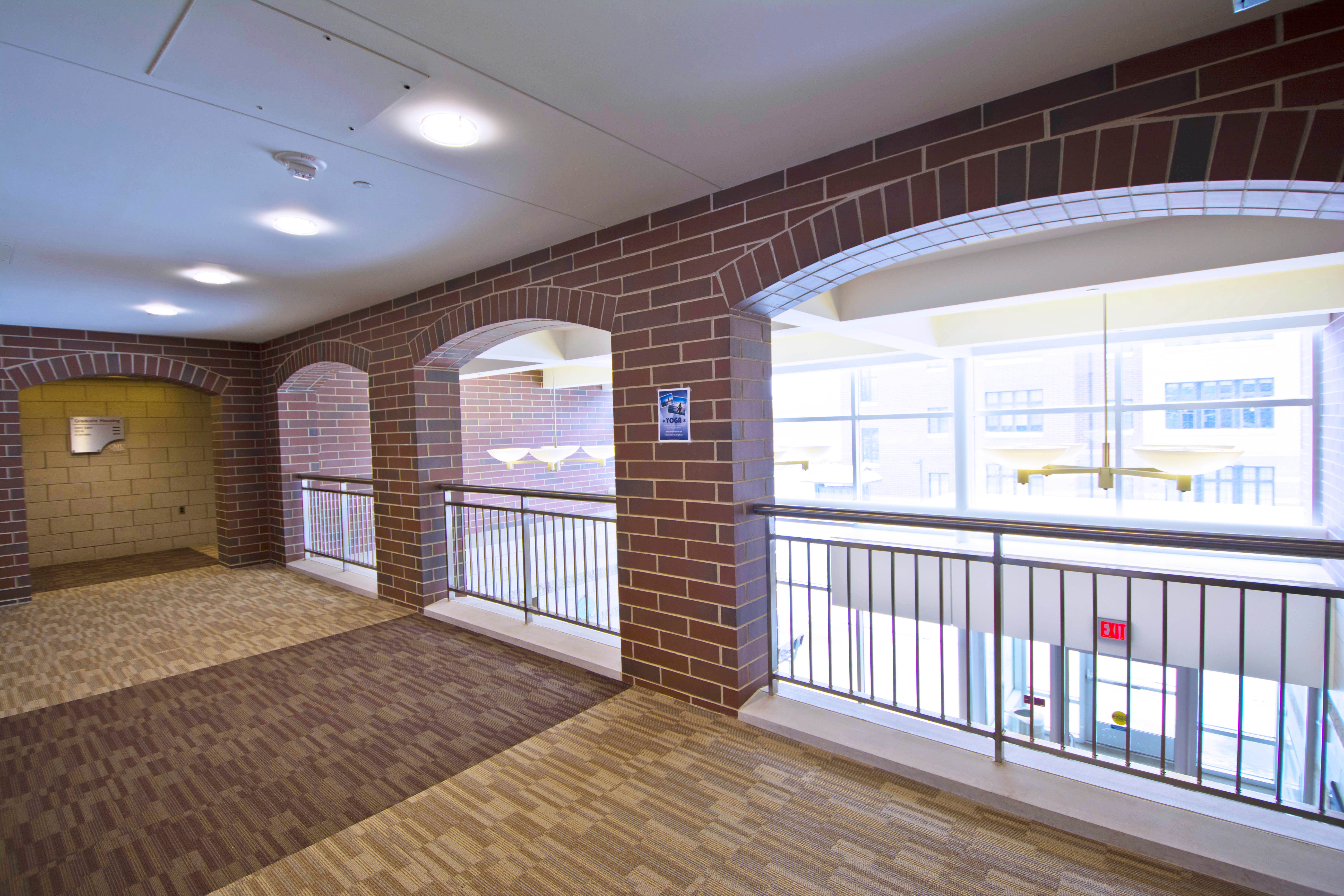 CMU Graduate Housing Overlooking Lobby