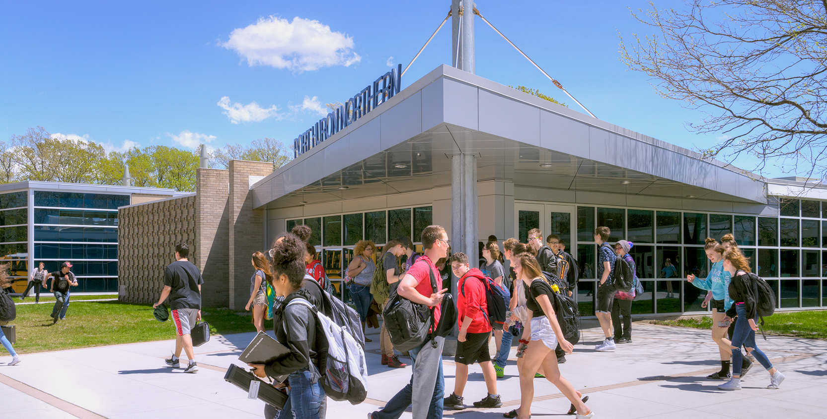 Port-Huron-Northern-High-School-Renovation-Exterior-1