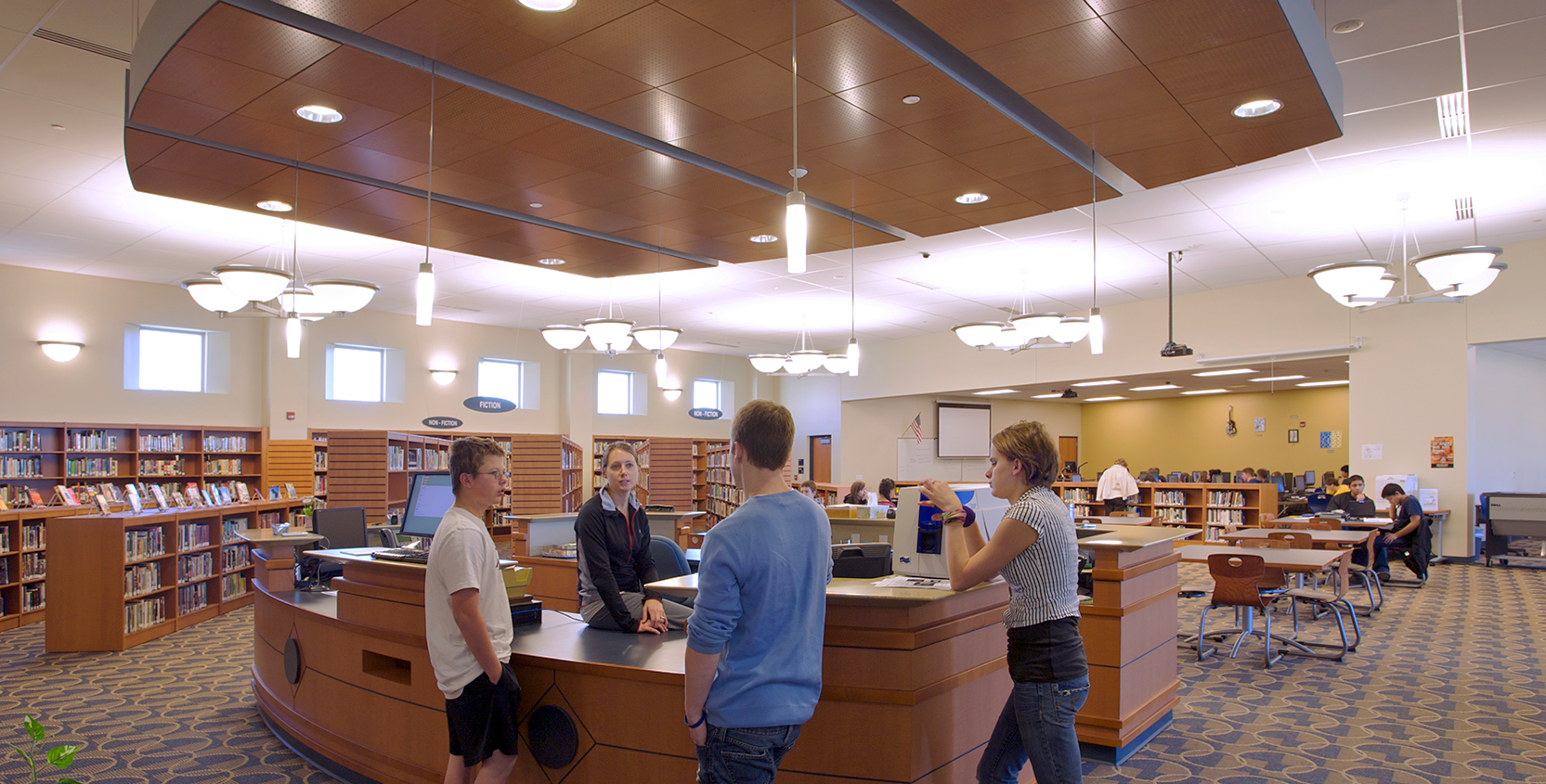 Portage-Central-HS-Library-Information-1665x845