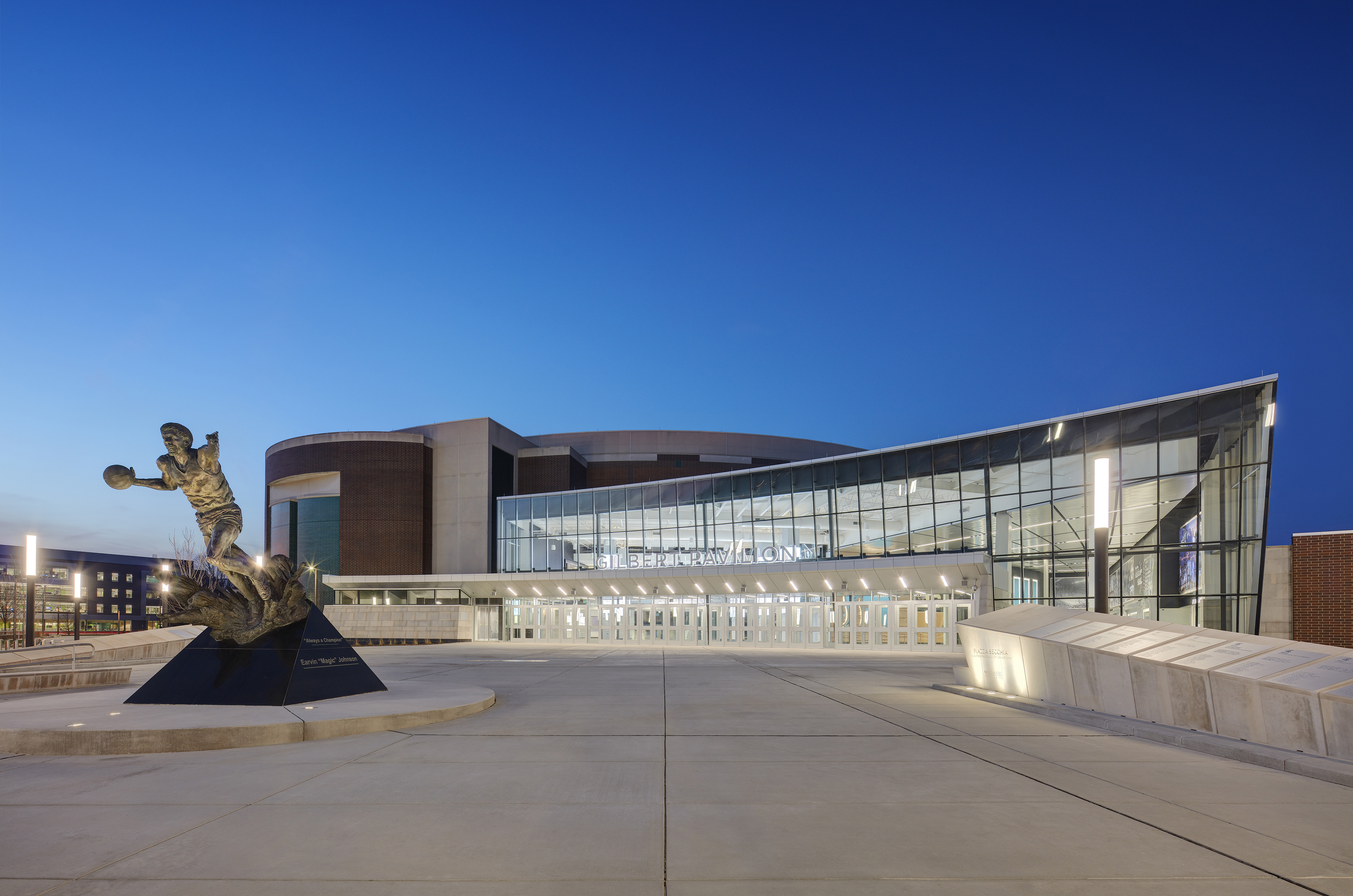 MSU Breslin Center Dusk