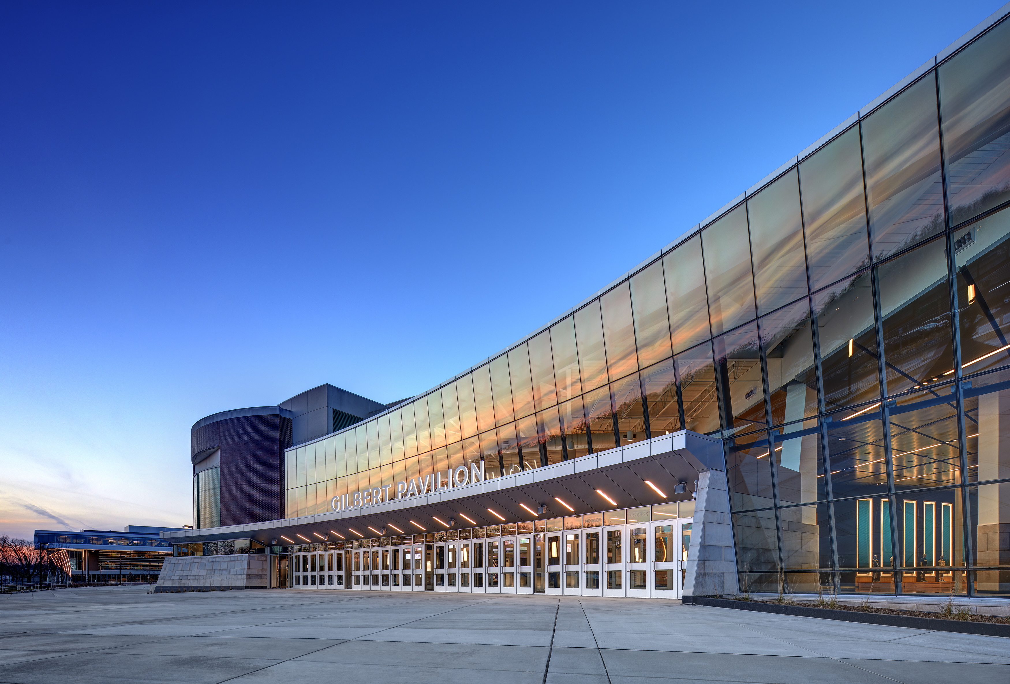 MSU Breslin Center Exterior Dusk 2