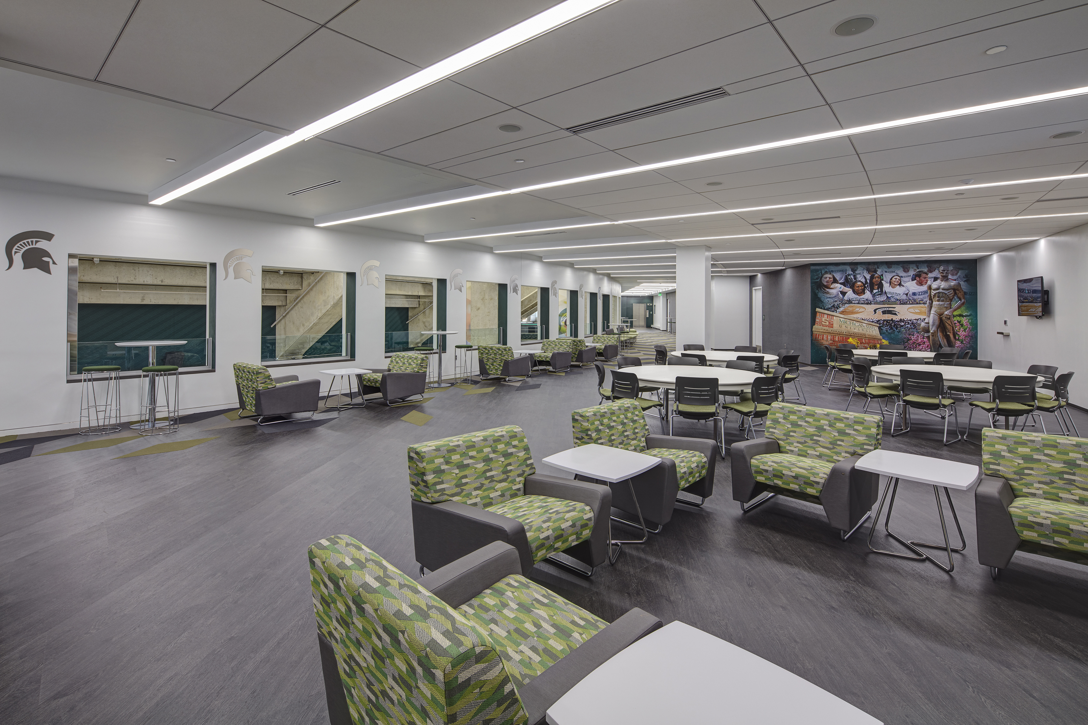 MSU Breslin Center Lounge Area