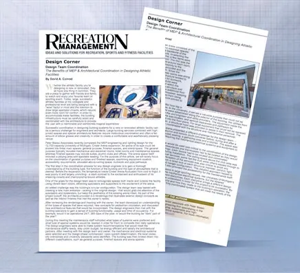 MEP & Architectural Coordination in Athletic Facility Design