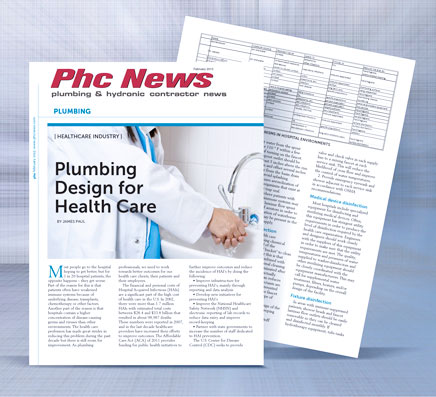 Plumbing Design for Health Care